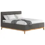 MID.YOU ČALOUNĚNÁ POSTEL, 160/200 cm, tmavě šedá