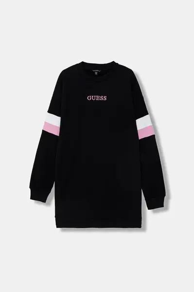 Dětské bavlněné šaty Guess