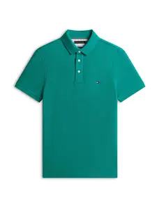 TOMMY HILFIGER Tričko 'CORE 1985'  smaragdová