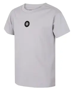 Husky Tee Doggo K 140, light grey Dětské bavlněné triko