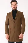 Pánský kabát Dewberry v camel barvě