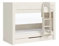 Detská poschodová posteľ 90x200cm so šuplíkom vendella - béžová