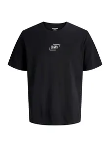 JACK & JONES Tričko  čierna / biela