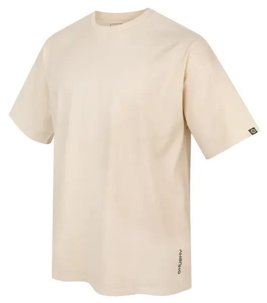 Husky Tee View M M, beige Pánské bavlněné triko