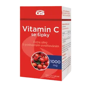 GS Vitamin C1000 + šípky 120 tablet