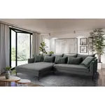 Livetastic ROHOVÁ SEDAČKA, textil, tmavě šedá