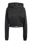 ADIDAS PERFORMANCE Športová mikina  čierna / biela