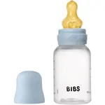BIBS Anti-Colic Baby Bottle Latex antikoliková láhev s kaučukovou savičkou Baby Blue 150 ml