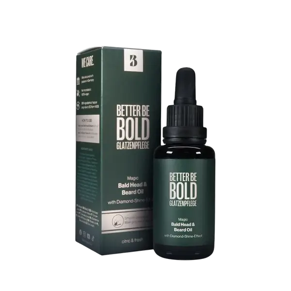 BETTER BE BOLD Olej, ktorý dodá lesk plnovousu aj plešinu 30 ml