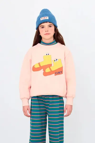 Tinycottons  Detská bavlnená mikina  WALK GRAPHIC SWEATSHIRT