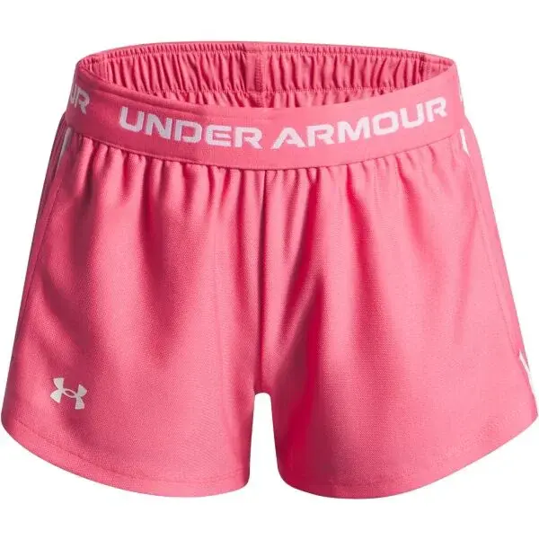 Under Armour TECH PLAY UP Dívčí kraťasy, růžová, velikost L