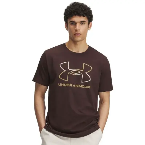 Under Armour GL FOUNDATION Pánské tričko, hnědá, velikost