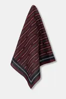 Bavlněný šátek Drôle de Monsieur Le Foulard Rayure Monogramme