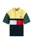TOMMY HILFIGER Tričko  tmavomodrá / žltá / zelená / biela