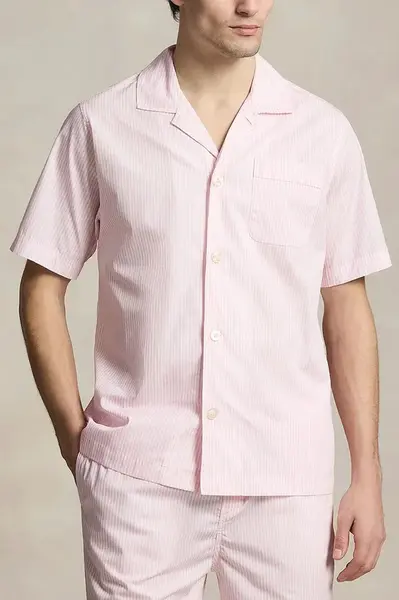 Bavlněná pyžamová košile Polo Ralph Lauren