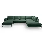 MID.YOU SEDACÍ SOUPRAVA, textil, smaragdově zelená