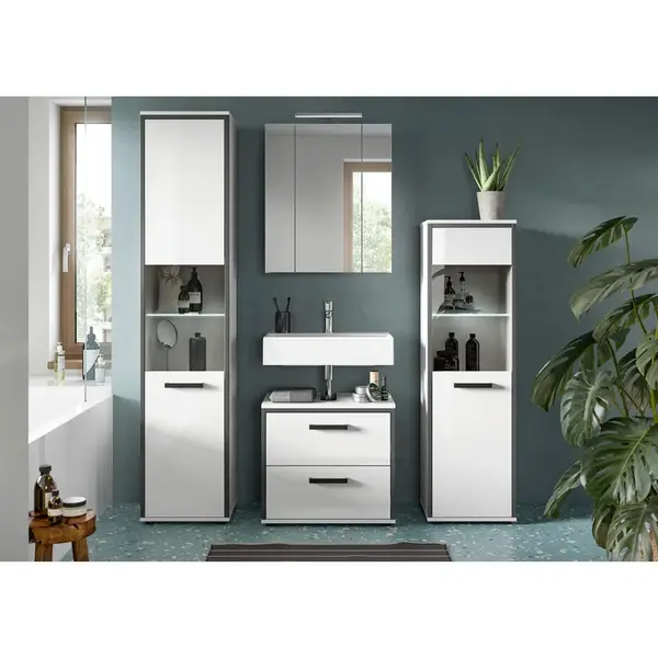 MID.YOU KOUPELNA vysoce lesklá bílá