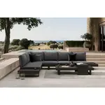 Ambia Garden TERASOVÁ SEDACÍ SOUPRAVA 4dílné, kov, plast, textil