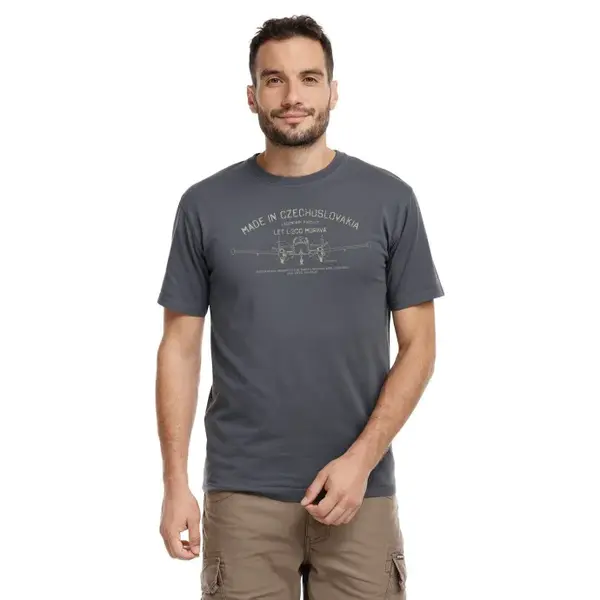 Bushman pánské tričko Legend L-200, tmavě šedé XL