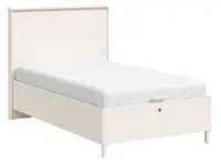 Postel 120x200cm s úložným prostorem a usb vendella - béžová