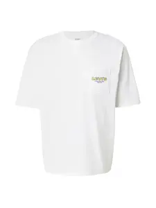 LEVI'S ® Tričko 'Half-Sleeve Graphic Pocket Tee'  modrá / žltá / červená / biela