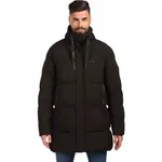 KILPI NELSON Pánský zateplený kabát, černá, velikost