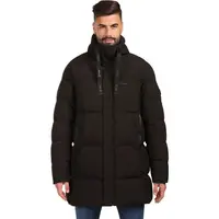 KILPI NELSON Pánský zateplený kabát, černá, velikost
