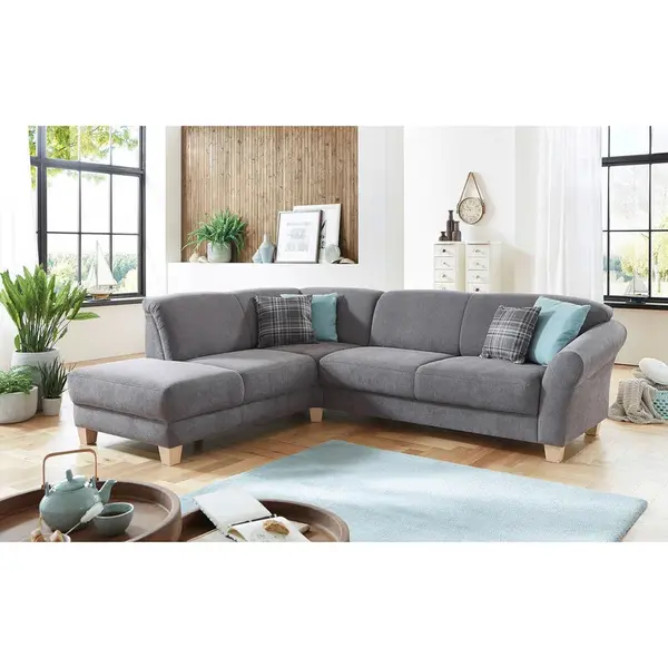 Sit & More ROHOVÁ SEDAČKA, textil, šedá