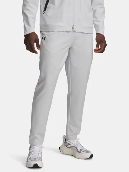 Men's Sports Pants Under Armour UA Unstoppable Tapered Pants-GRY - Men