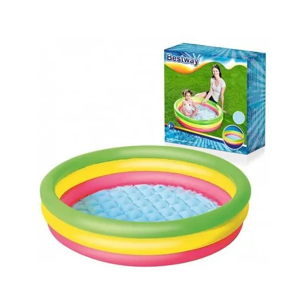 BESTWAY 51104 - Nafukovací bazén Swim Squad™ Ø 102 x 25 cm