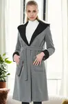Dámsky kabát Dewberry sivý