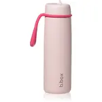 B.Box Stainless Steel Thermos Bottle termoláhev s brčkem Pink Paradise 690 ml