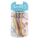 GILLETTE Venus3 Dragonfruit Pohotová holítka 3 kusy, poškozený obal