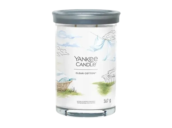 YANKEE CANDLE Signature Clean Cotton Vonná sviečka 567 g