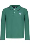 NORTH SAILS CHILDREN'S LONG-SLEEVED POLO SHIRT, GREEN