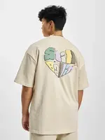 DEF T-Shirt Heart Sand