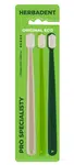 HERBADENT Original ECO 5* Tripplepack Zubní kartáček, ultra jemná vlákna, v blistru 3 ks