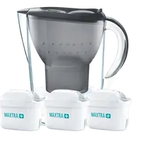 BRITA Marella Cool Memo, 3x filtr MX PRO, Filtrační konvice,grafitová 2.4 l