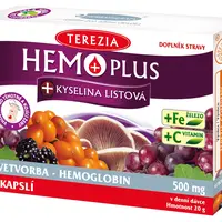 TEREZIA Hemoplus+Kyselina listová 60 kapslí