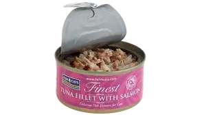 FISH4CATS Konzerva pro kočky Finest tuňák s lososem 70 g