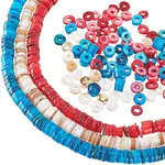 3 Strands 3 Colors Shell Beads Strands