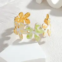 304 Stainless Steel Enamel Cuff Bangles