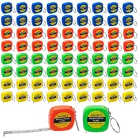 88Pcs 4 Colors PP Plastic Tape Measures