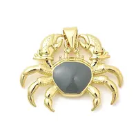 Brass Enamel Pendants