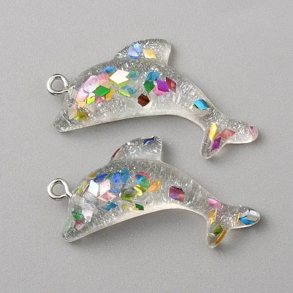 Transparent Resin Pendants