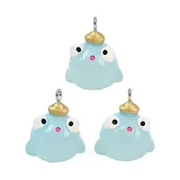 Marine Series Transparent Resin Pendants