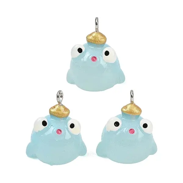 Marine Series Transparent Resin Pendants