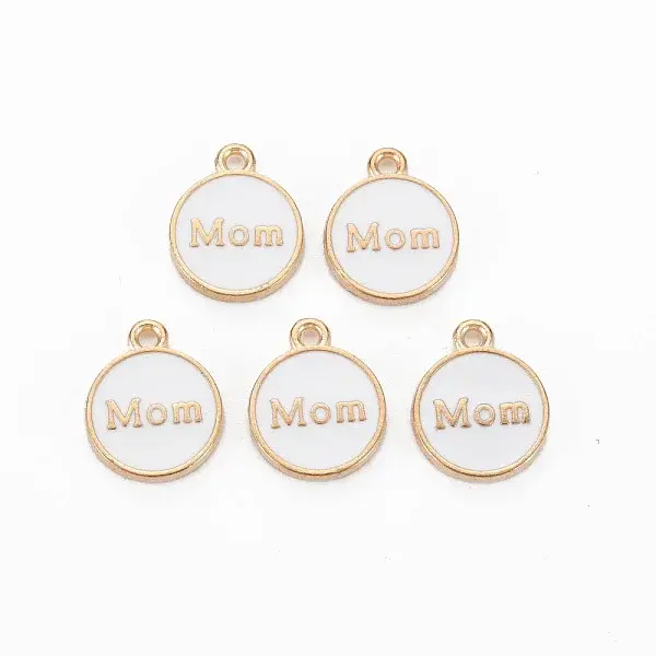 Mother's Day Alloy Enamel Charms