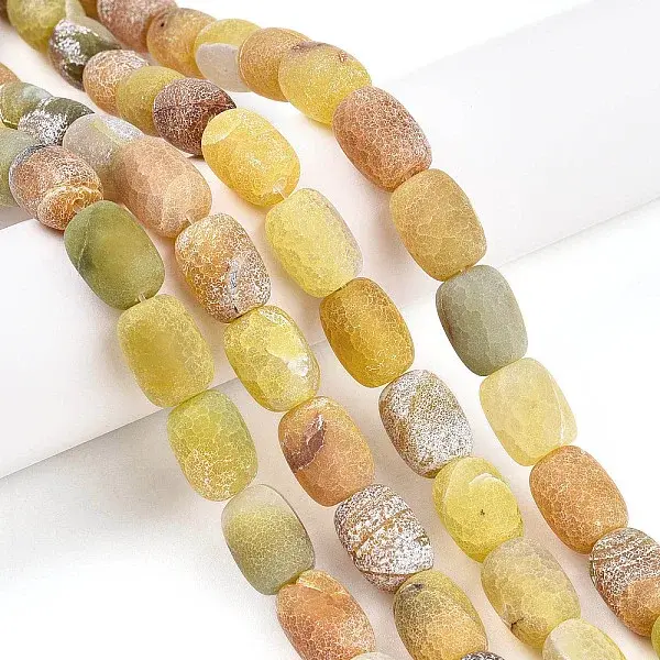 Natural Weathered Agate Beads Strands