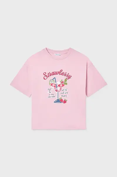 Detské bavlnené tričko Mayoral